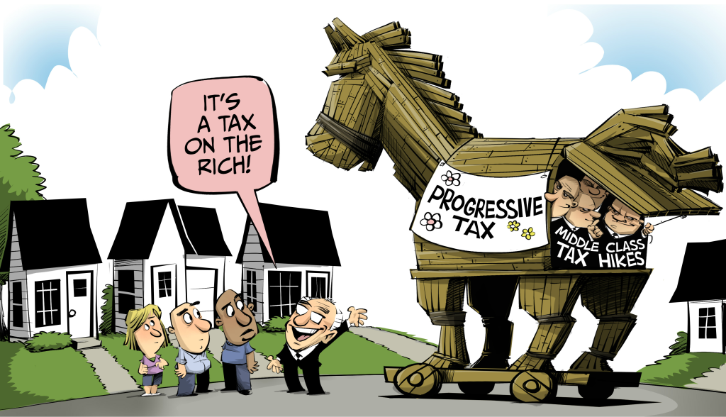 Progressive tax: Trojan