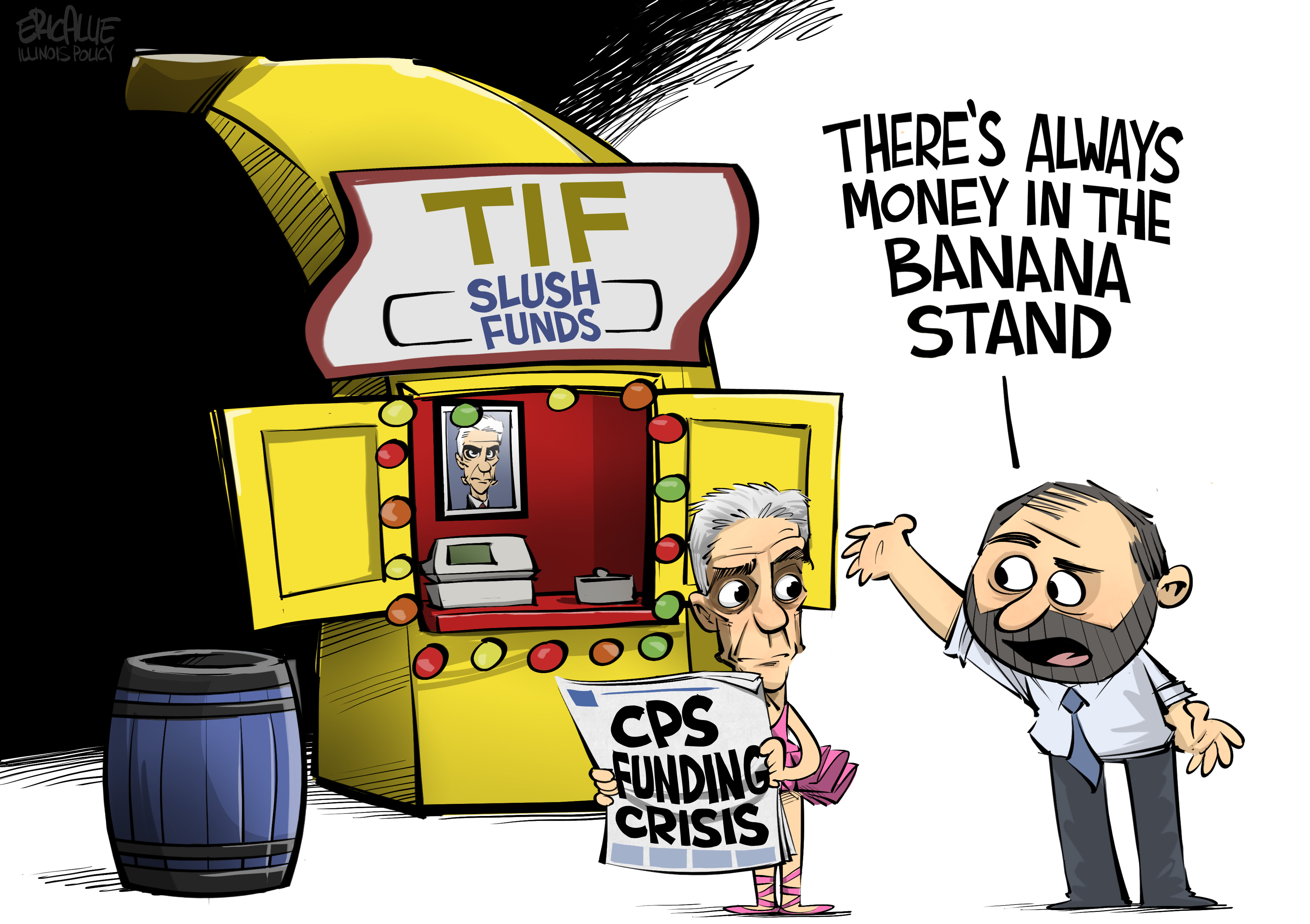 Rahm Emanuel There’s always money in the banana stand Illinois Policy