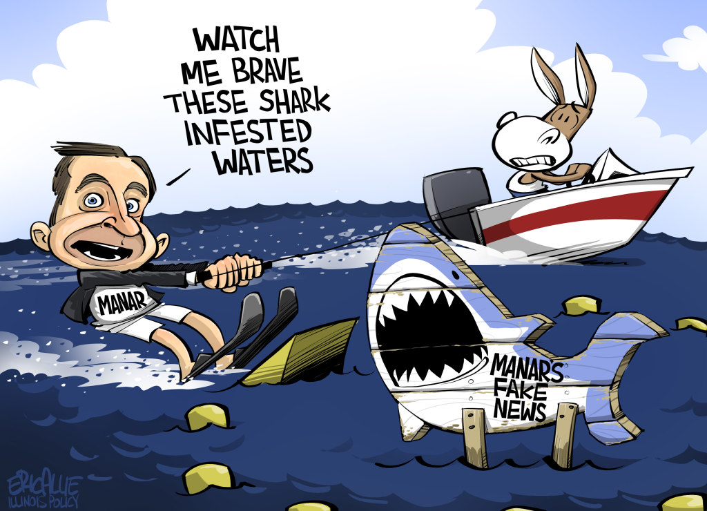 Illinois State Senator Andy Manar jumps the shark