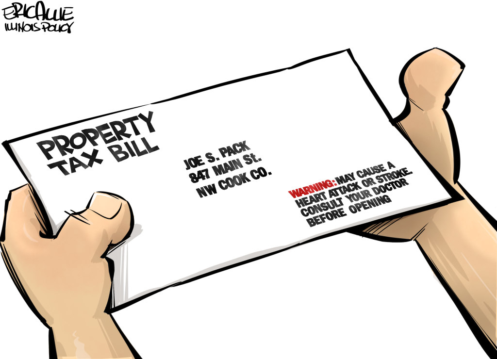 Property tax warning label