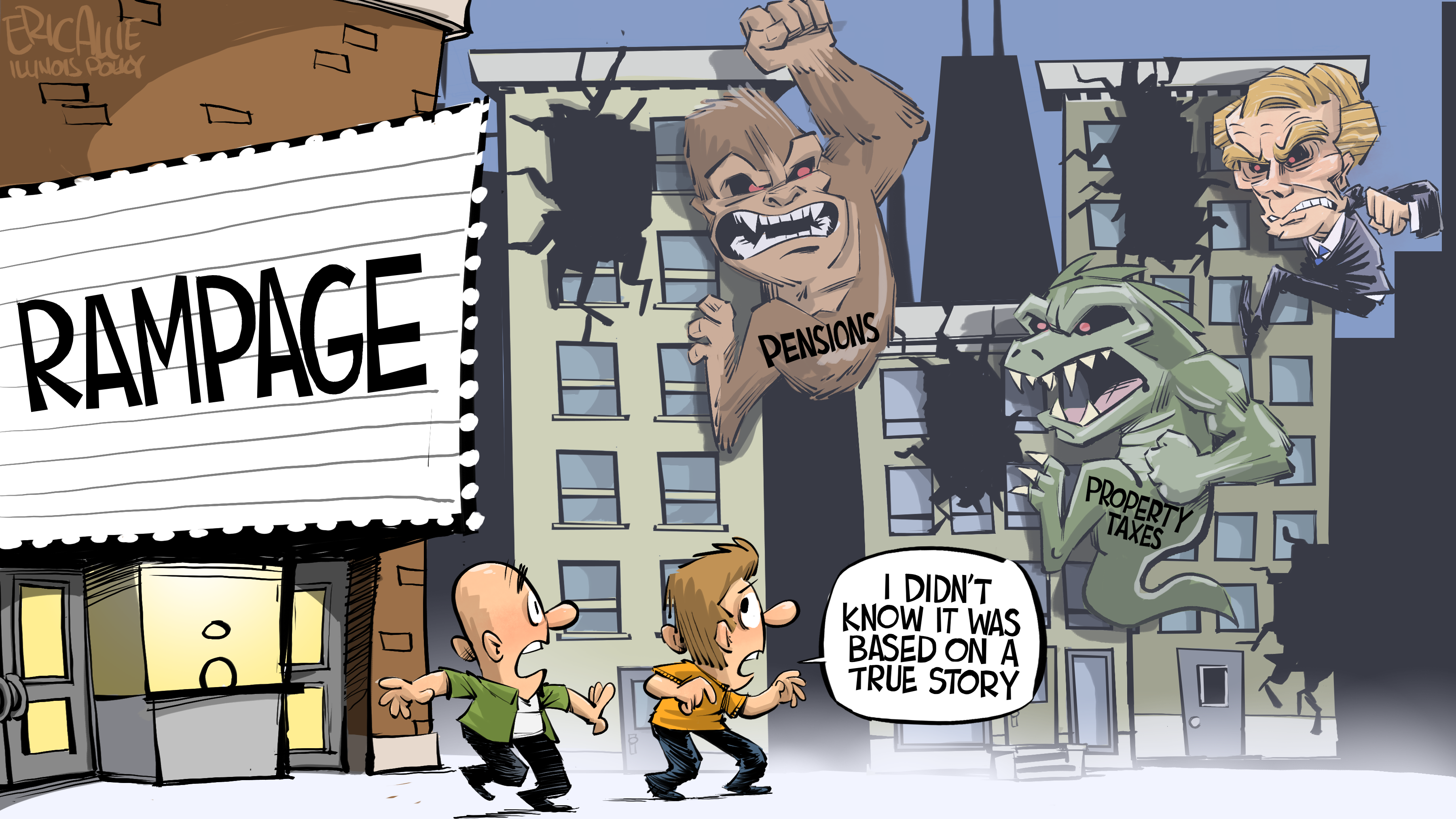 rampage pensions property taxes madigan eric allie
