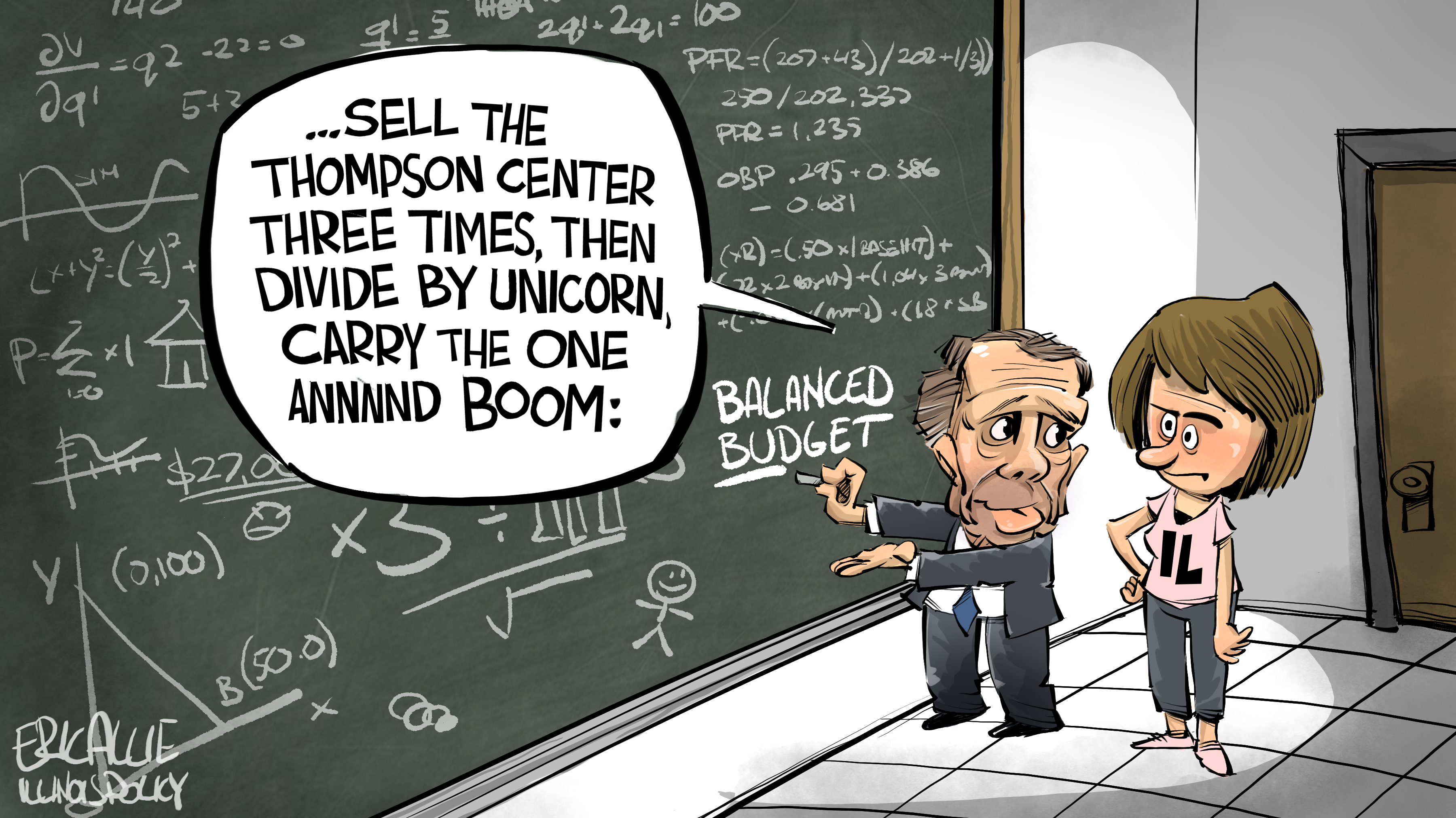 Cullerton's Thompson Center Budget Math