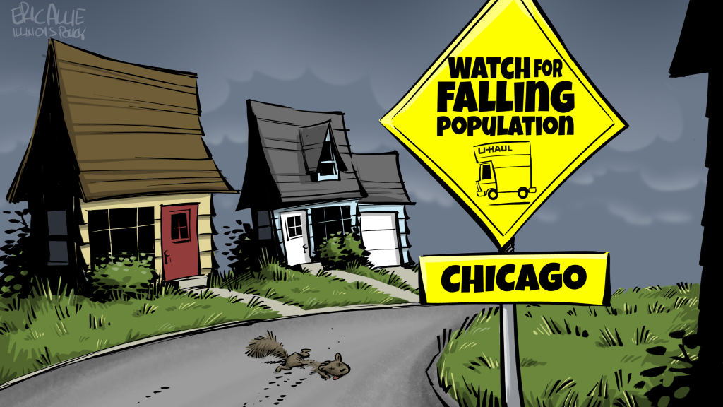 Chicago falling population