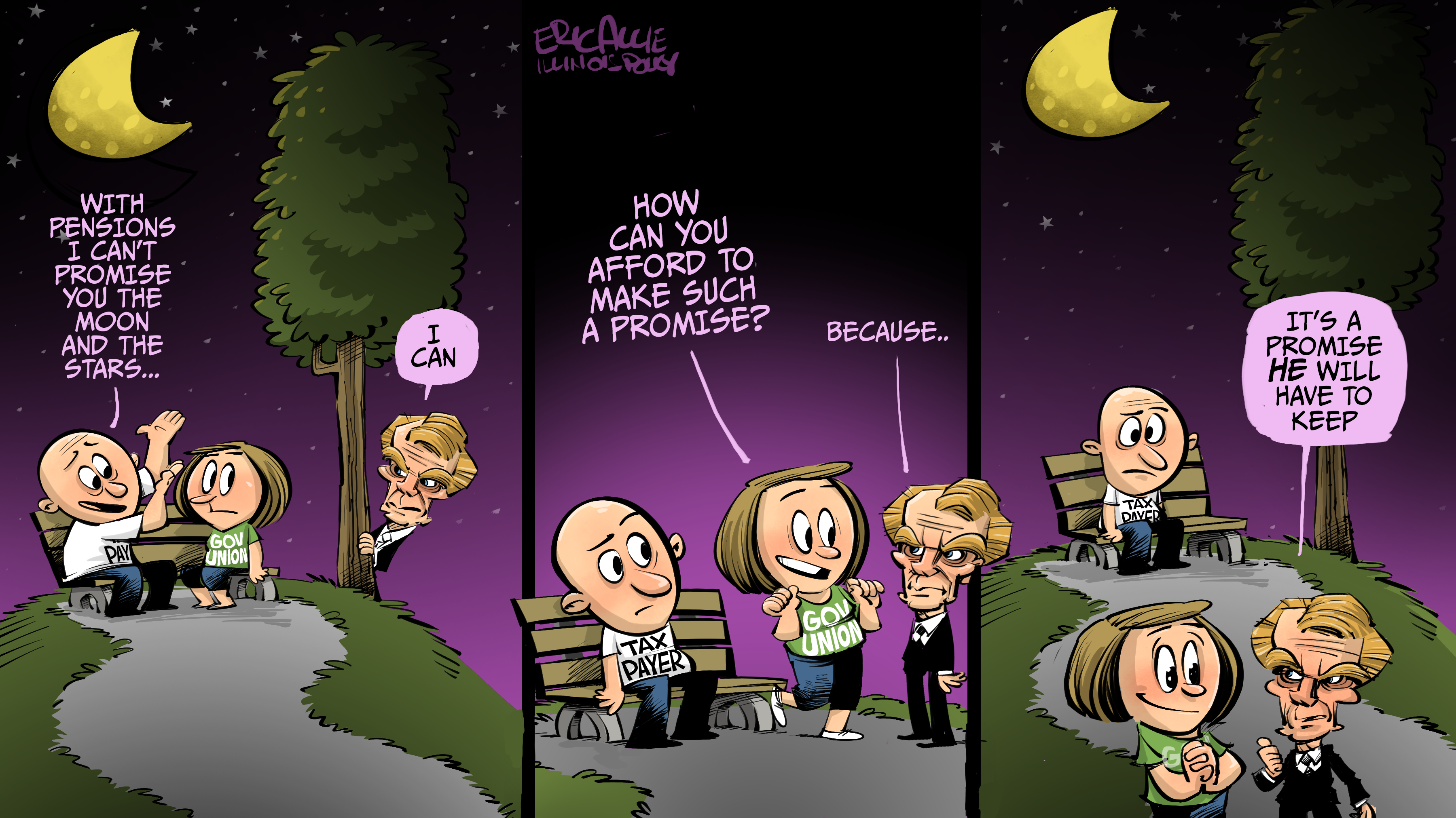 Moon and stars pension promise