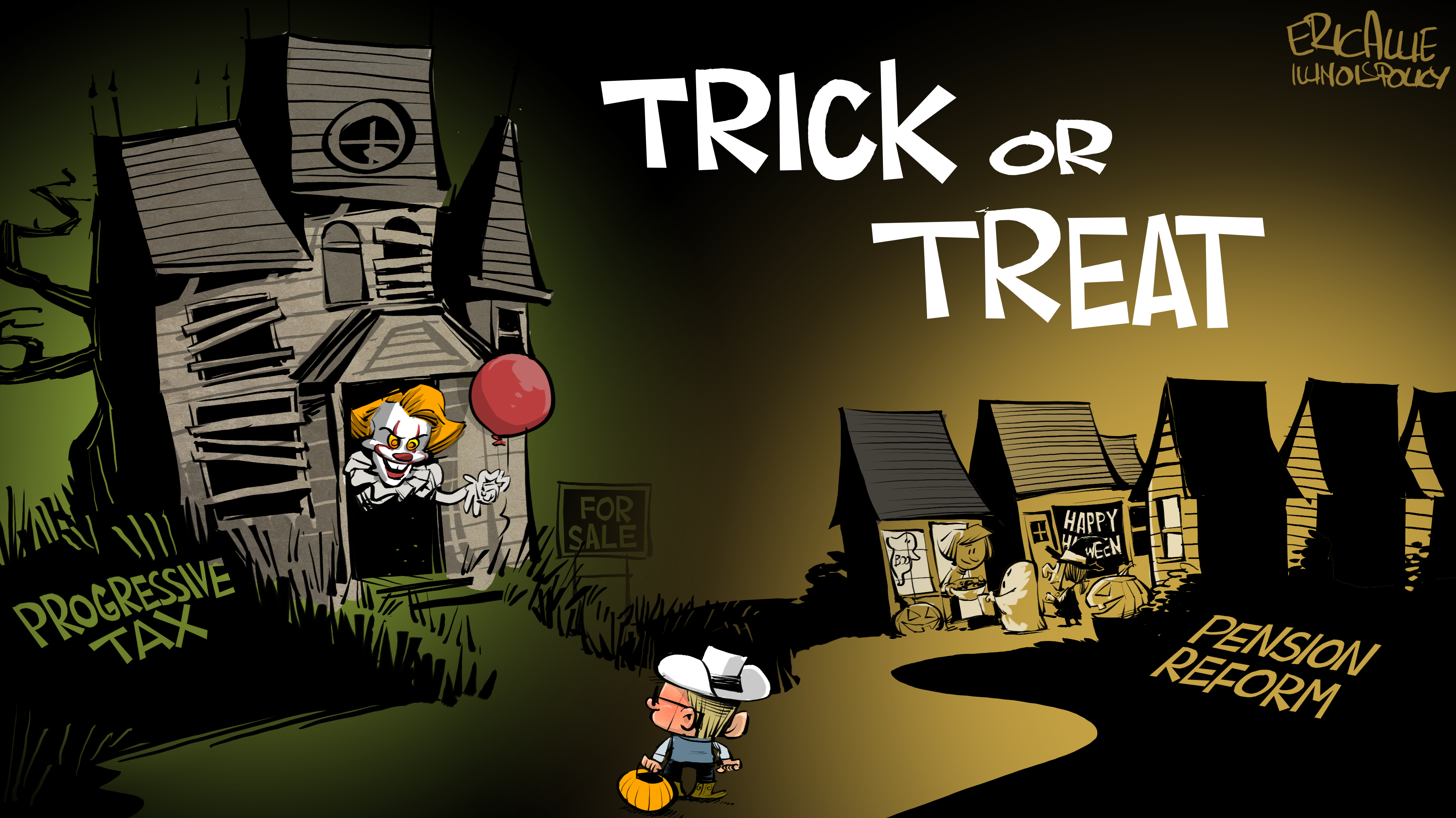 Trick or Treat: Progressive Tax vs. Pension Reform