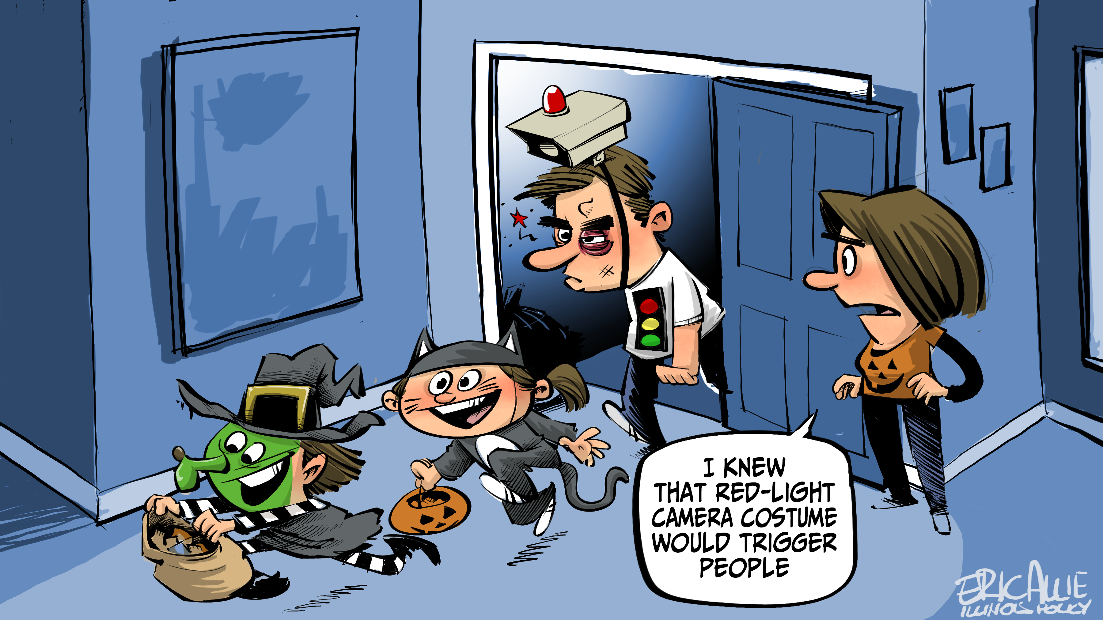 Red light Halloween costume