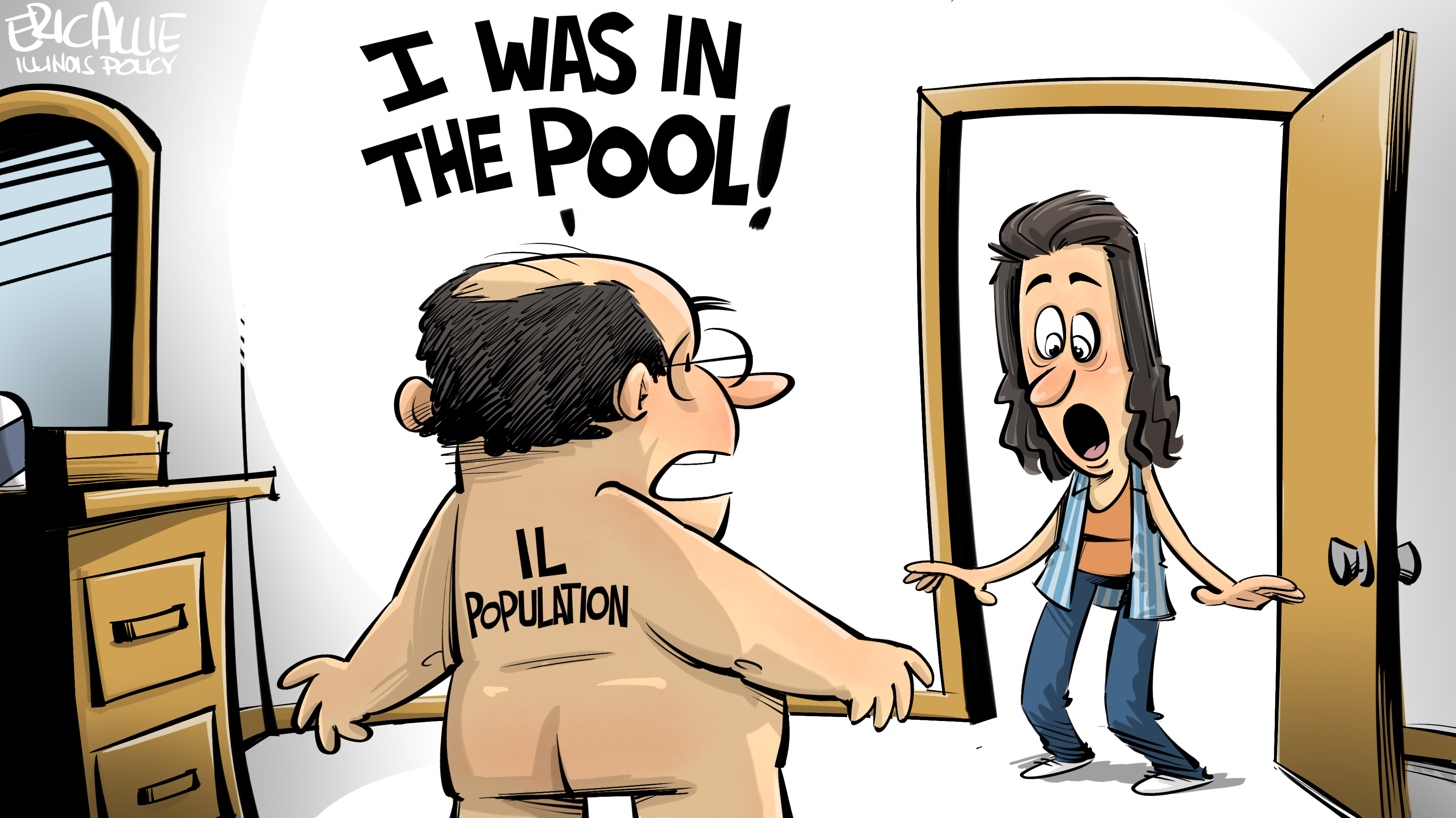 Illinois population shrinkage