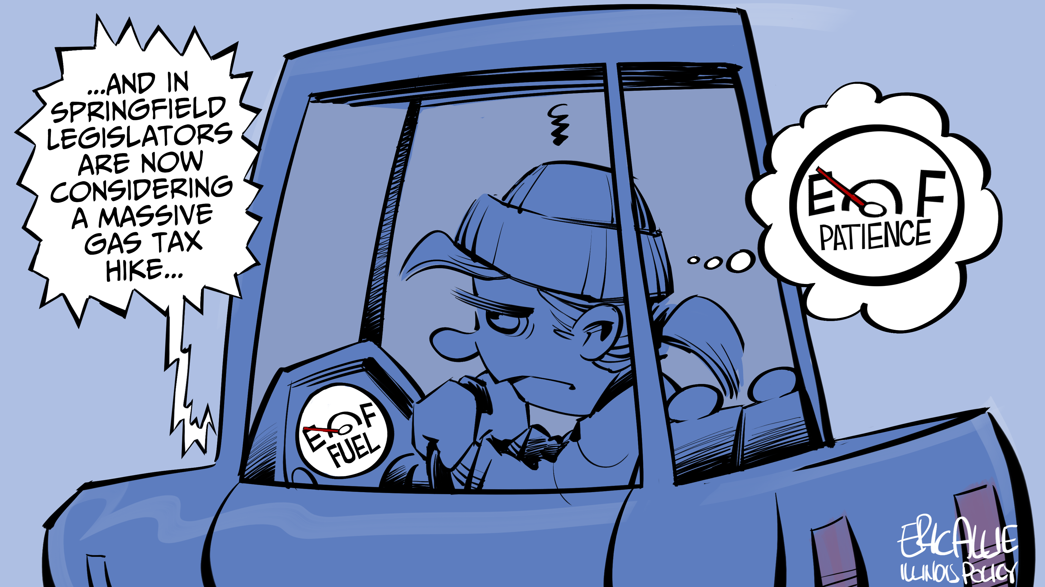 Gas tax patience on empty