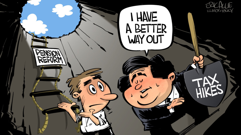 pritzker-tax-hikes-digging-a-hole-illinois-policy