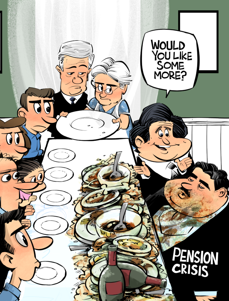 Thanksgiving: pension gluttony