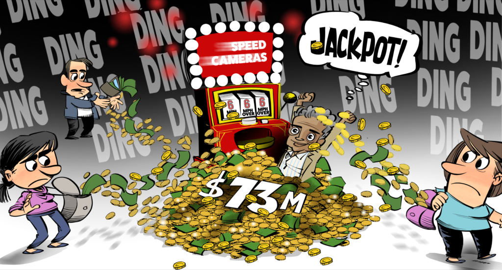 Lightfoot's speed camera jackpot