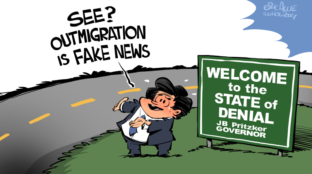 Fake News: Pritzker's fight with outmigration facts