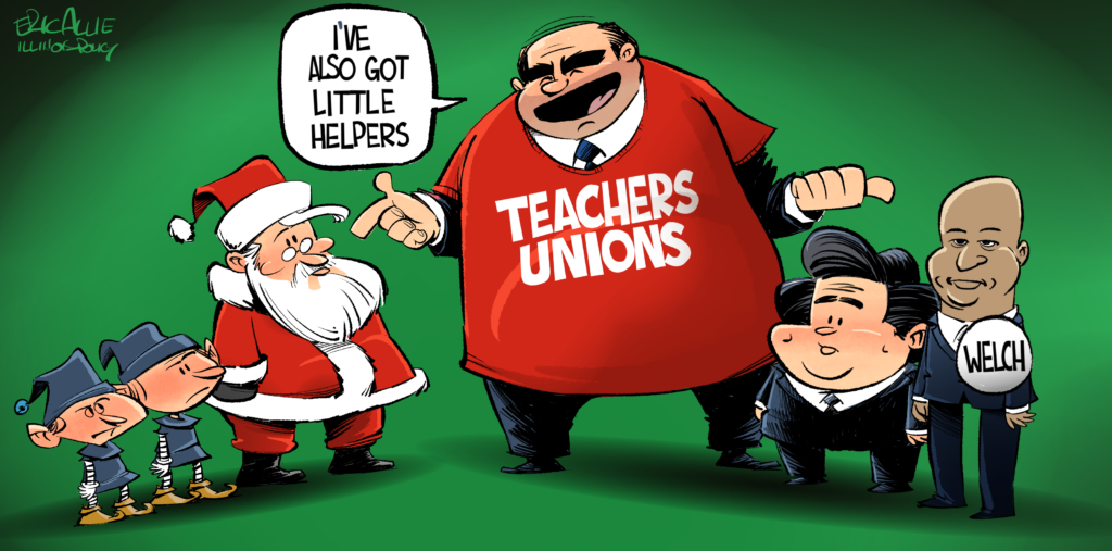 Teachers unions' little Christmas helpers