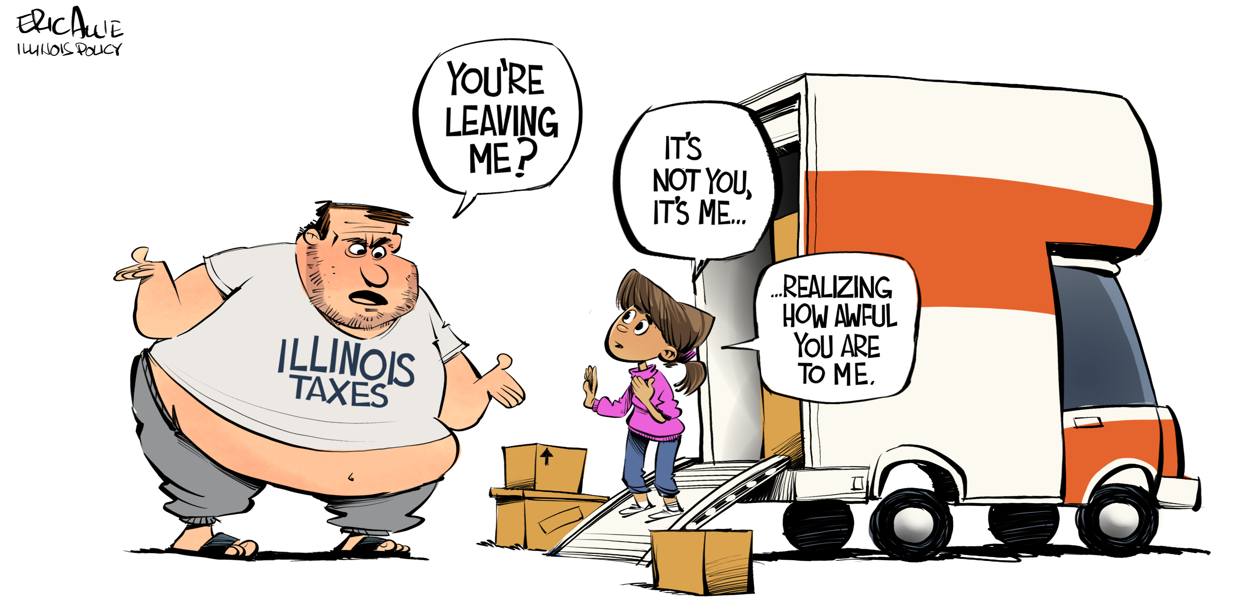 Illinois' population divorce