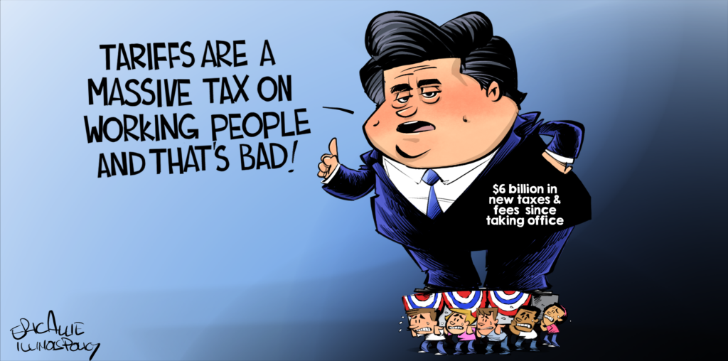 Pritzker's tariffs take