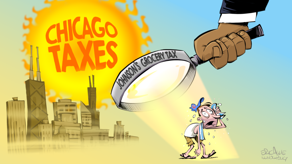 Brandon Johnson's grocery tax