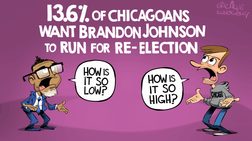 Brandon Johnson's low popularity is still too high